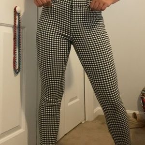 Two wears, GAP black&white checkered dress pants!